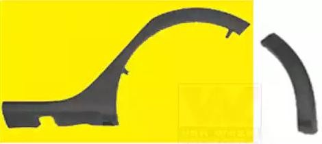 VAN WEZEL Rozżírenie blatníka 1507525 VAN WEZEL 1507525 Lemy blatníkov Toyota CELICA originálne