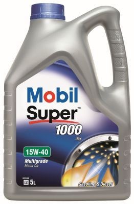 MOBIL Olio motore 151180 151180 Super, 1000 X1 costo Olio motore HYUNDAI i10 MOBIL