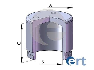 ERT Stempel, bremsecaliper 151424-C 151424-C Stempel bremseklave DAIHATSU TERIOS ERT