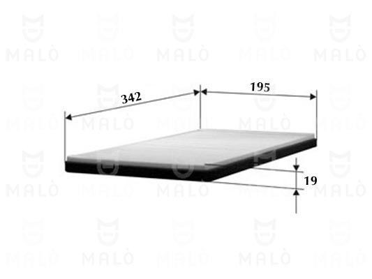 MALÒ Letku, lämmönvaihdin-lämmitys 153303A PEUGEOT Letku, lämmönvaihdin-lämmitys MALÒ 153303A