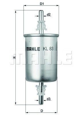 MAGNETI MARELLI Brandstoffilter 154065578390 Saab 99 Dieselfilter MAGNETI MARELLI 154065578390