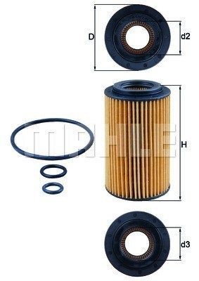 MAGNETI MARELLI Filtro olio 154705323980 154705323980 Filtro olio MAGNETI MARELLI DODGE CHARGER costo