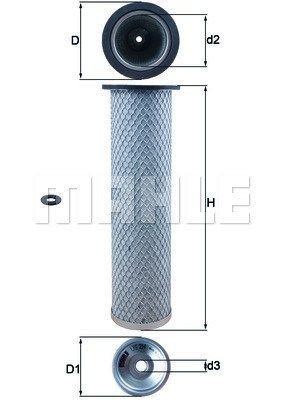 MAGNETI MARELLI Filtre à air secondaire 154777183720 154777183720 Filtre à air secondaire FIAT PUNTO MAGNETI MARELLI