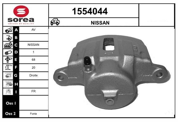 SNRA Bromsok 1554044 Byta Bromsok Nissan Patrol K160 kostnad SNRA 1554044