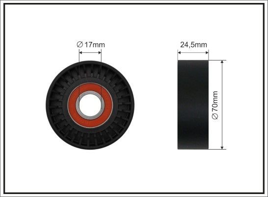 CAFFARO Geleiderol / omdraairol v-snaren 16-00 CAFFARO 16-00 Geleiderol Fiat Stilo 192 prijs