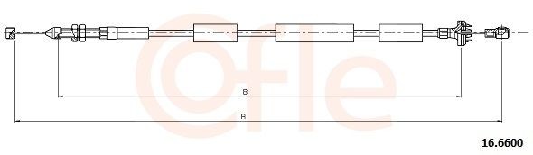 COFLE Cavo acceleratore 16.6600 COFLE 16.6600 Cavo acceleratore Tico Hatchback originale prezzo