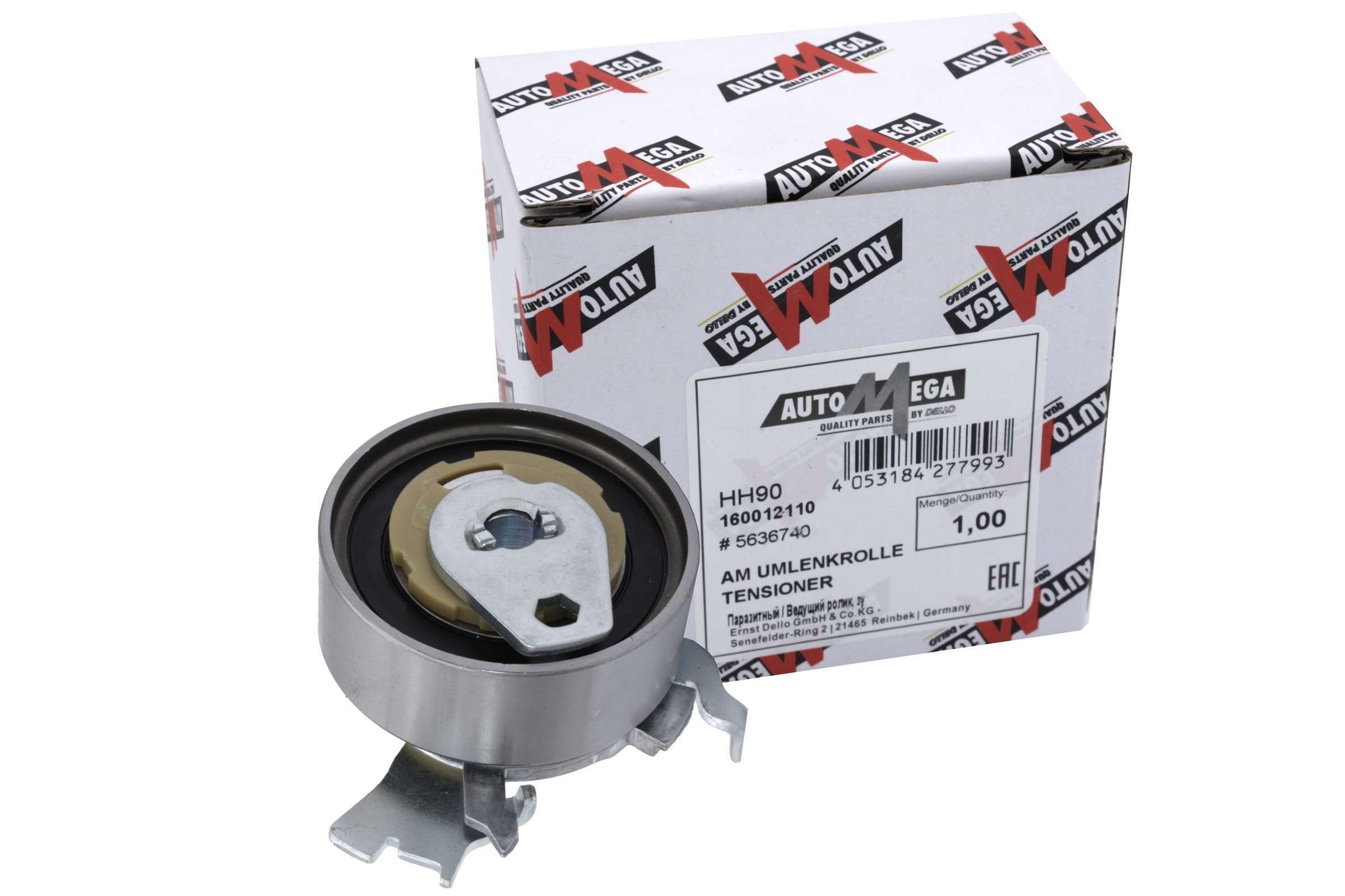 AUTOMEGA Rolo tensor, correia dentada 160012110 Rolo tensor, correia dentada AUTOMEGA Nissan ALMERA 160012110