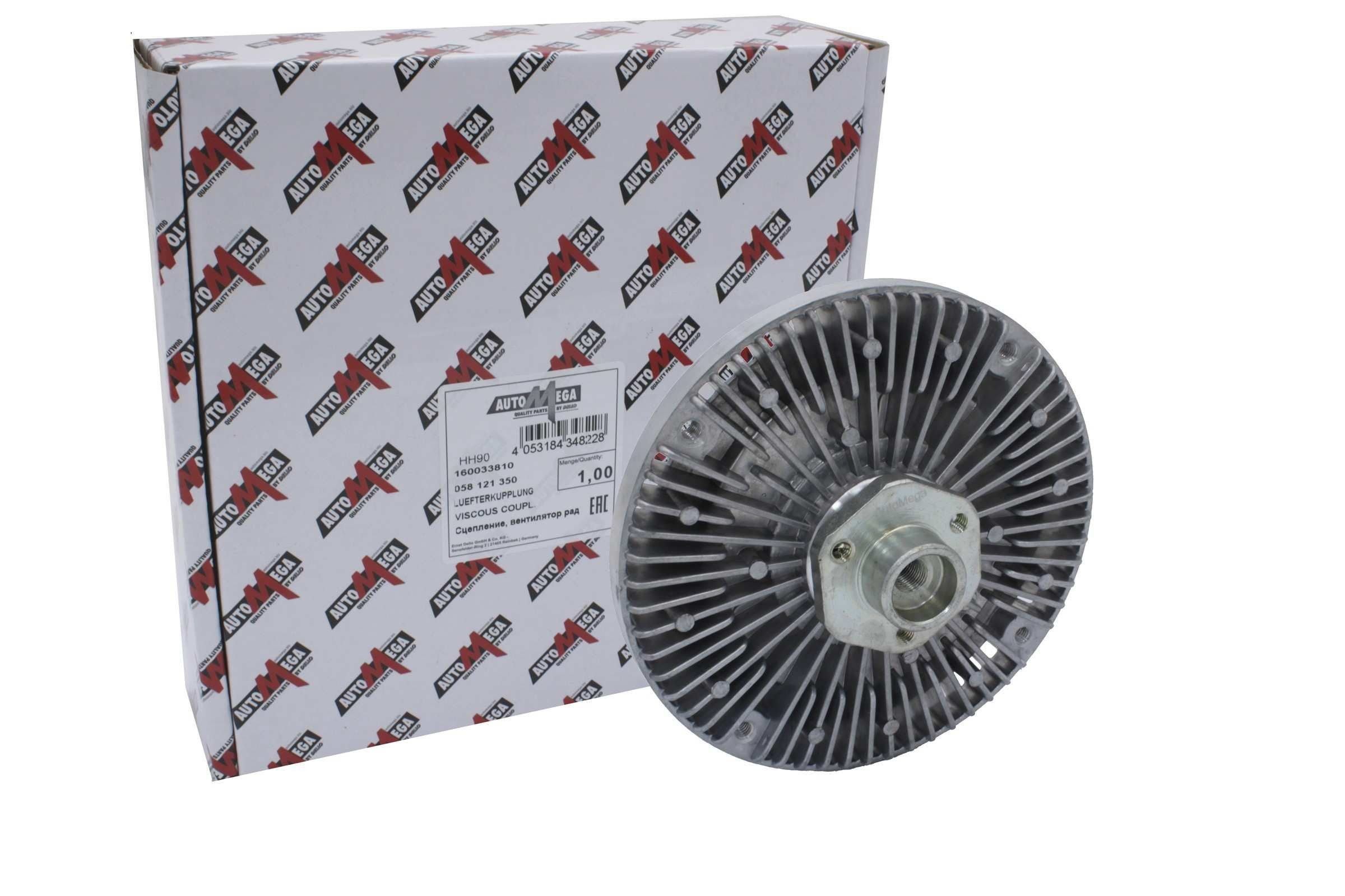 AUTOMEGA Koppeling, radiateurventilator 160033810 AUTOMEGA 160033810 Ventilator koppeling Seat Ibiza 6k aan een voordelige prijs