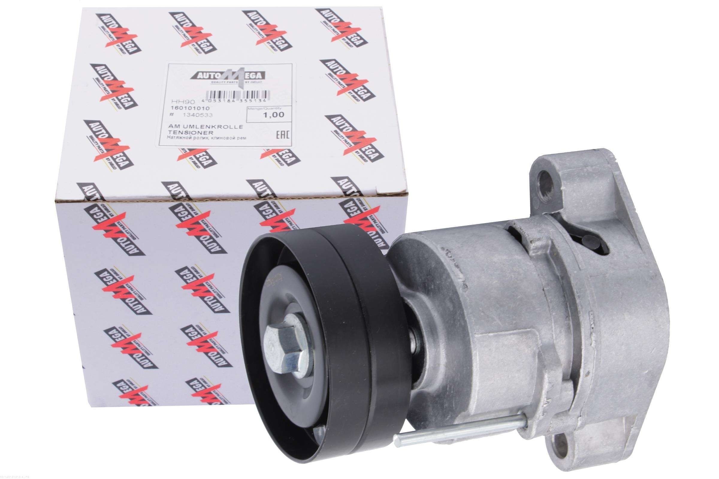 AUTOMEGA Remstrammer, vifterem 160101010 160101010 Beltestrammer FORD TRANSIT AUTOMEGA