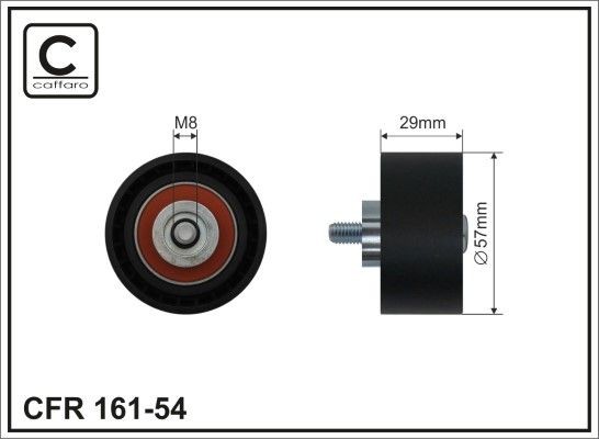 CAFFARO Poulie renvoi / transmission, courroie de distribution 161-54 CAFFARO 161-54 Poulie renvoi / transmission, courroie de distribution Fiat Brava 182 prix