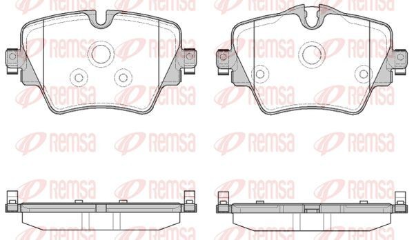 KAWE Bremseklosser 1625 08 Klosser KAWE BMW X5 1625 08