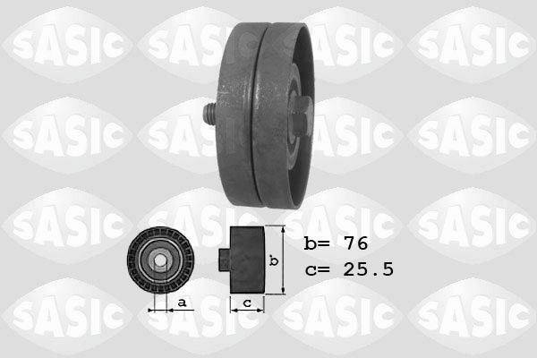 SASIC Geleiderol / omdraairol v-snaren 1626162 Geleiderol poly v-riem Volkswagen SASIC 1626162