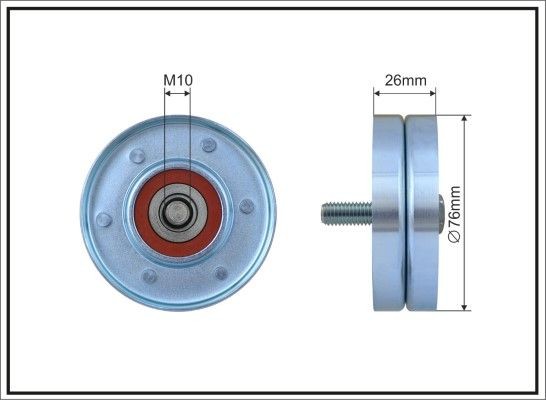 CAFFARO Galet enrouleur de courroie d'accessoire 165-36 CAFFARO 165-36 Galet enrouleur de courroie d'accessoire VW Bora Variant pas cher