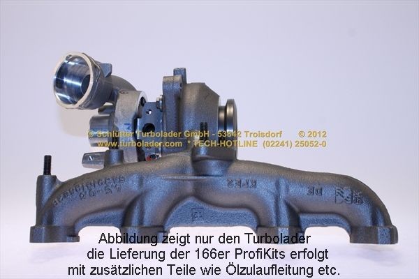 SCHLÜTTER TURBOLADER Τουρμπίνα 166-02701 166-02701 Τουρμπίνα TOYOTA VERSO SCHLÜTTER TURBOLADER