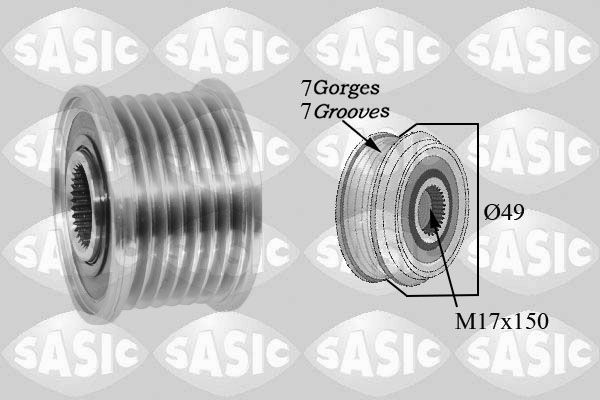 SASIC Polia, alternador 1676028 Polia do alternador SASIC ALFA ROMEO 1676028