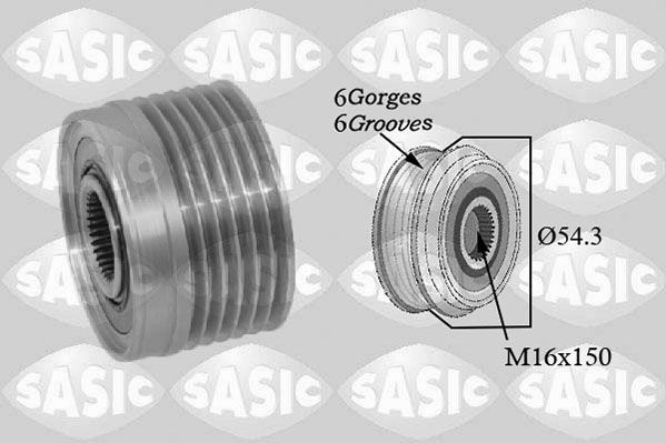SASIC Polia, alternador 1676031 Polia roda livre do alternador ALFA ROMEO SASIC 1676031
