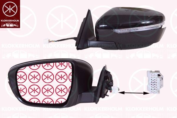 KLOKKERHOLM Begrensningslys 16850452A1 16850452A1 Parkeringslys NISSAN MICRA KLOKKERHOLM