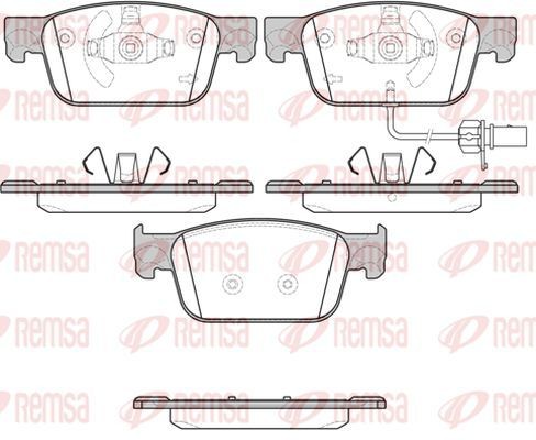 KAWE Τακάκια φρένων 1692 01 1692 01 KAWE Αγωνιστικά τακάκια Audi φθηνά
