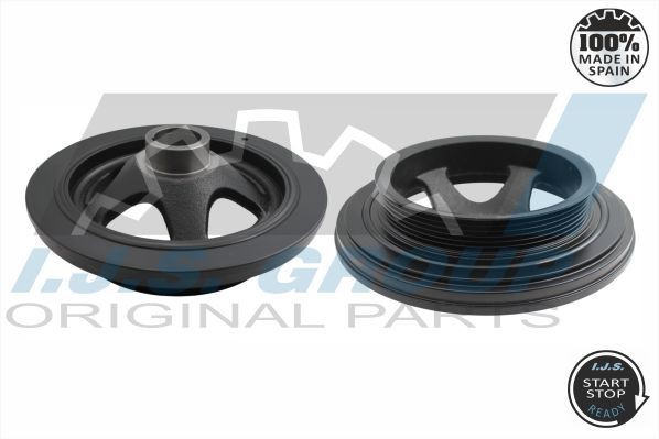 IJS GROUP Crankshaft pulley 17-1157 IJS GROUP 17-1157 Mercedes Sprinter 906 crankshaft pulley replacement