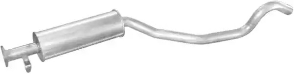 POLMO Stredný tlmič výfuku 17.38 Stredný tlmič POLMO Opel CALIBRA A 17.38