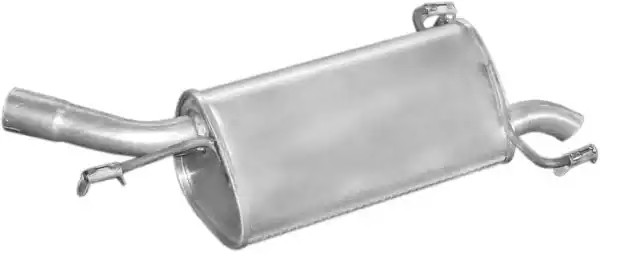 POLMO Panela de escape traseira 17.543 POLMO 17.543 Silenciador traseiro Astra F Classic CC (T92) preço