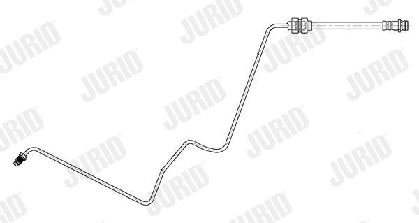 JURID Ελαστικός σωλήνας φρένων 173169J Ελαστικός σωλήνας φρένων JURID B-MAX 173169J φθηνά