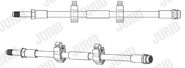JURID Tubo freno 173171J 173171J costo Tubi freno Volkswagen PASSAT JURID