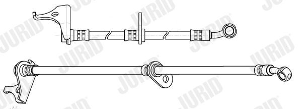 JURID Jarruletku 173223J 173223J JURID Jarruletku HONDA CIVIC