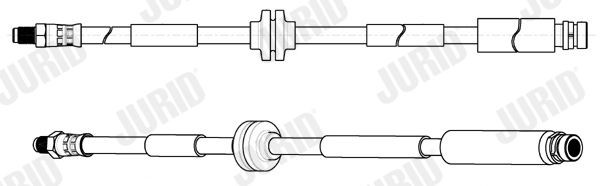 JURID Flexible de frein 173257J 173257J JURID Durite de frein Lexus pas cher