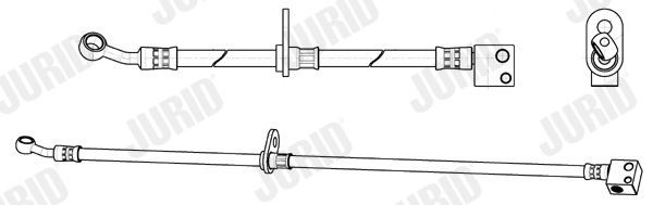 JURID Tubo flexível de travão 173262J 173262J JURID Mangueira de travão Lexus baratos