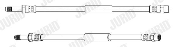 JURID Bremseslange 173263J 173263J JURID Bremseslange Porsche billig