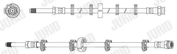 JURID Tubo flexível de travão 173264J JURID Tubo flexível de travão LEXUS 173264J