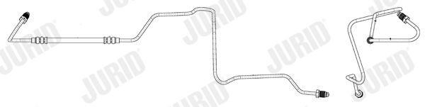 JURID Bremseslange 173267J JURID Bremseslange PORSCHE 173267J