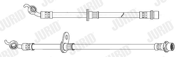 JURID Tubo flexível de travão 173275J Flexível de freio LEXUS JURID 173275J