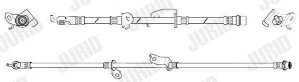 JURID Flexible de frein 173277J Flexibles de frein LEXUS JURID 173277J