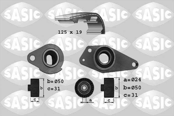 SASIC Sada ozubeného remeňa 1754017 Sada rozvodov SASIC C30 1754017 lacné