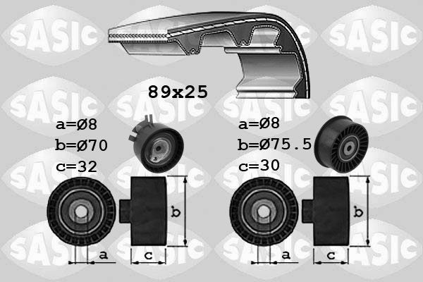 SASIC Kit cinghia di distribuzione 1754023 1754023 Kit cinghia di distribuzione SASIC NISSAN PRIMERA costo