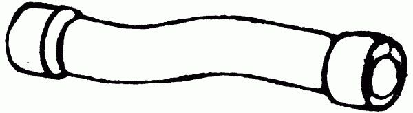 LEMFÖRDER Radiateurslang 17638 01 Koelvloeistof slang KIA LEMFÖRDER 17638 01