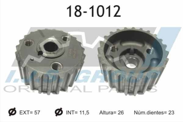 IJS GROUP Ozubené koleso hriadeľa rozdeľovača zapaľovania 18-1012 IJS GROUP 18-1012 Vačkový hriadeľ AUDI KABRIOLET originálne