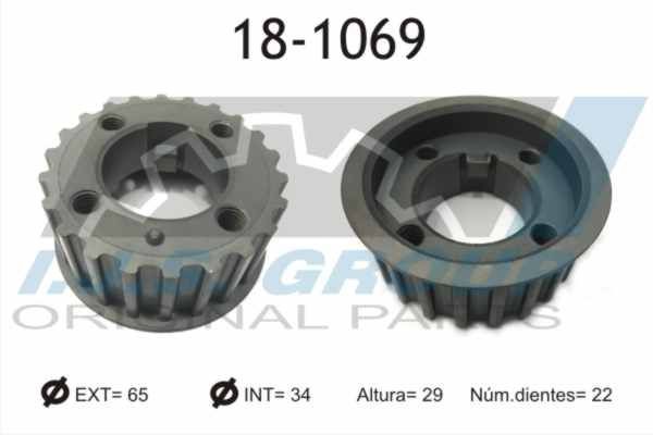 IJS GROUP Crankshaft gear 18-1069 Chevy HHR IJS GROUP crankshaft gear 181069