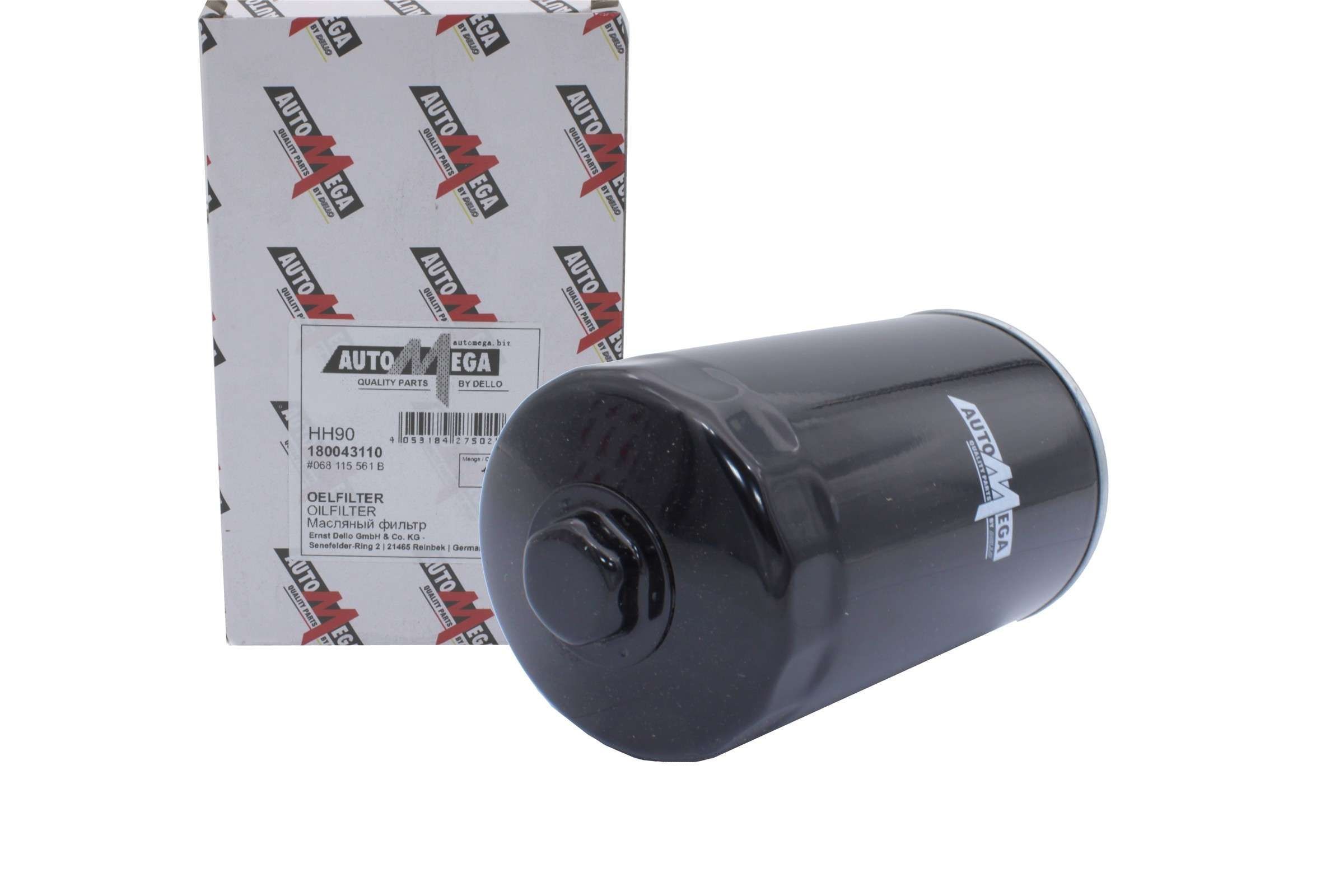 AUTOMEGA Filtro de óleo 180043110 180043110 Filtro de óleo VOLVO V70 AUTOMEGA