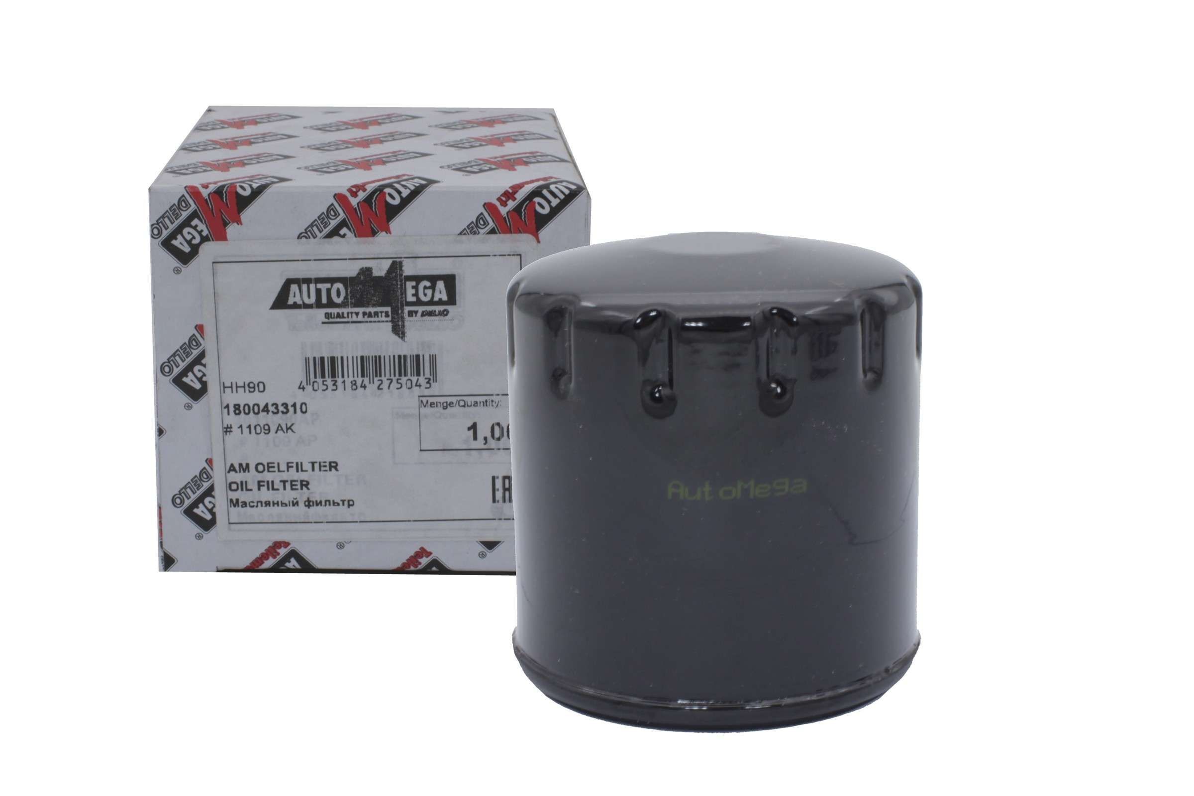 AUTOMEGA Oljefilter 180043310 180043310 Oljefilter FIAT PALIO AUTOMEGA