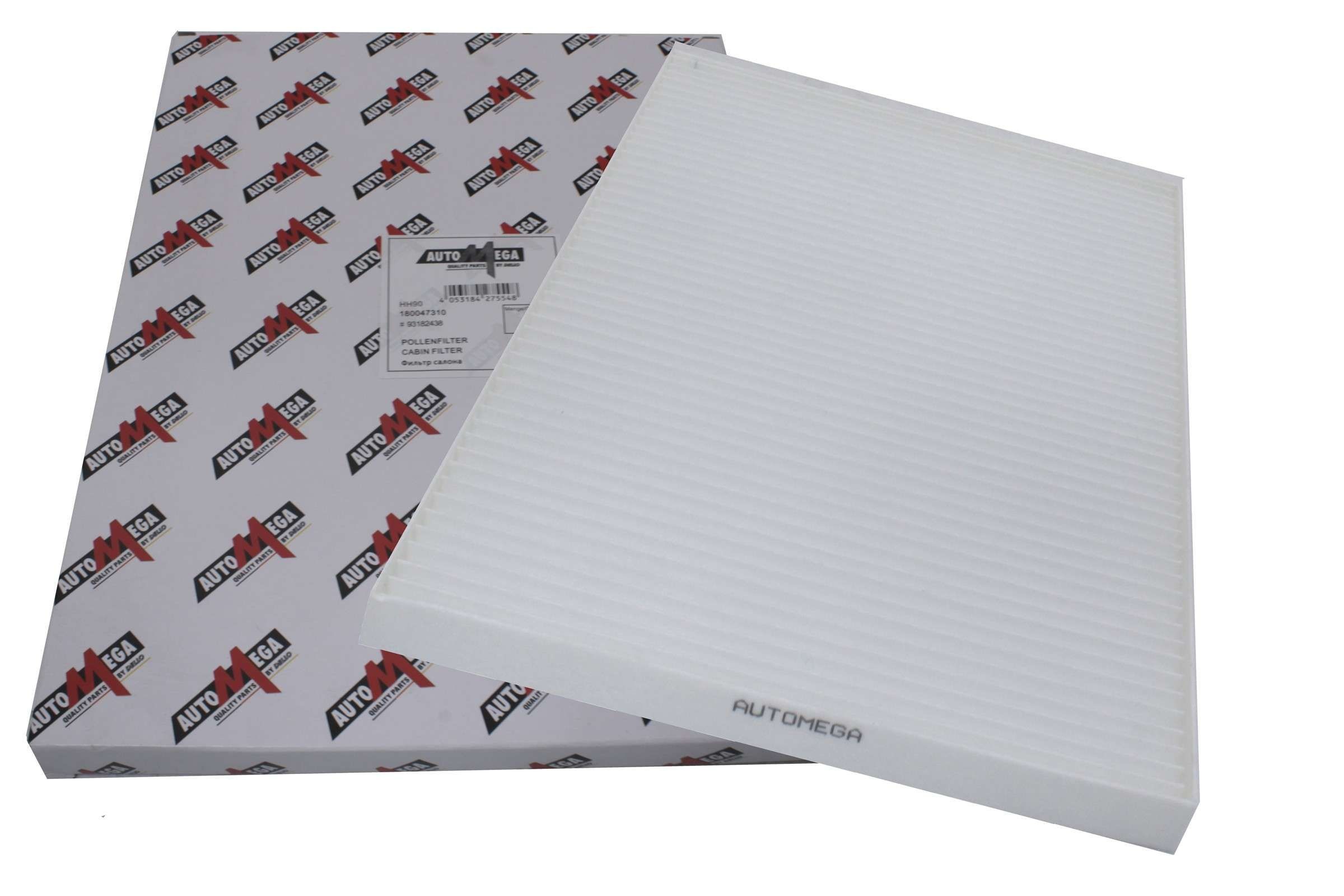 AUTOMEGA Φίλτρο, αέρας εσωτερικού χώρου 180047310 AUTOMEGA 180047310 γνήσια Φίλτρο καμπίνας Opel Omega B Caravan κόστος