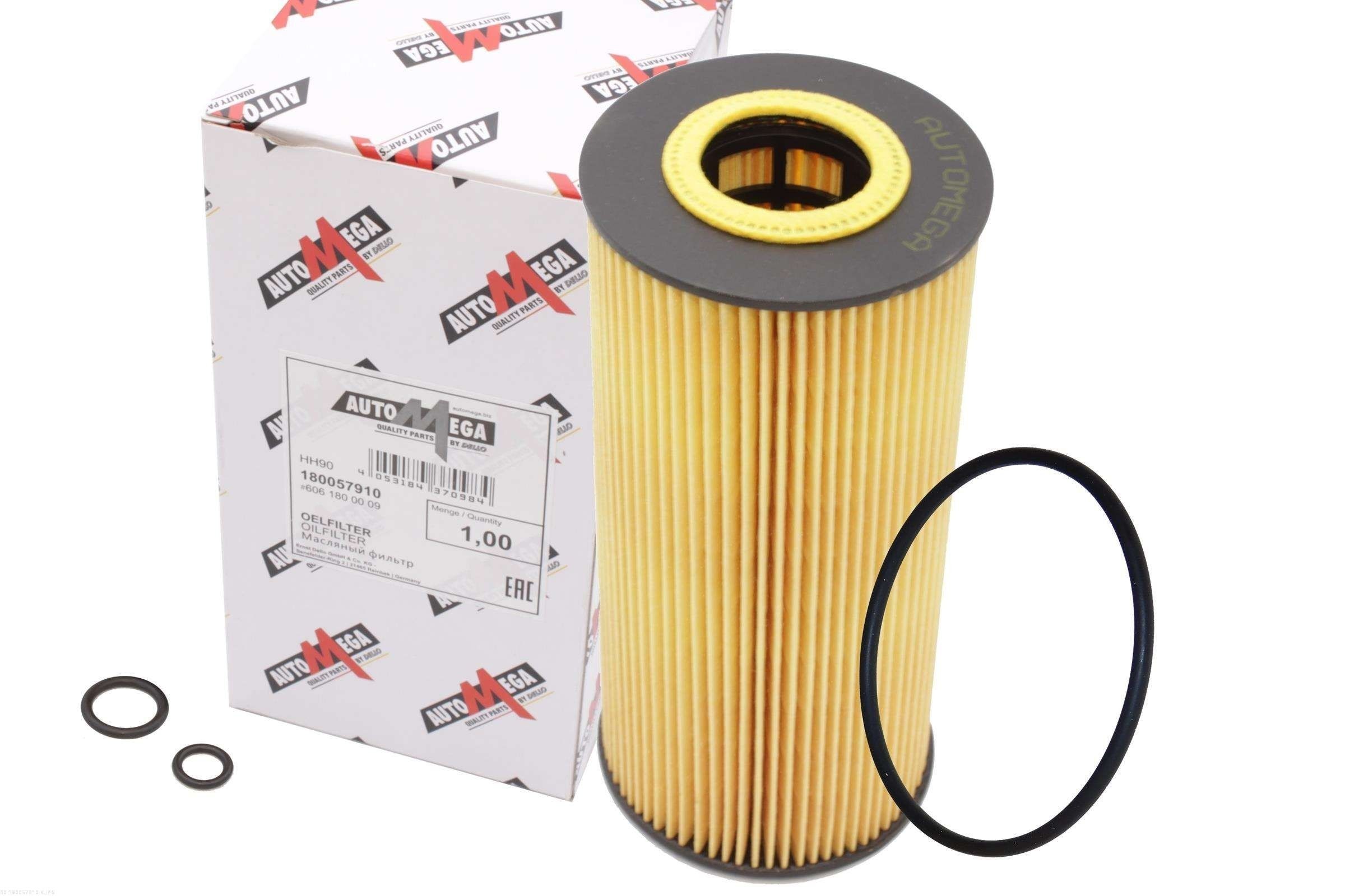 AUTOMEGA Φίλτρο λαδιού 180057910 AUTOMEGA 180057910 Φίλτρο λαδιού Ssangyong Musso Sports τιμες