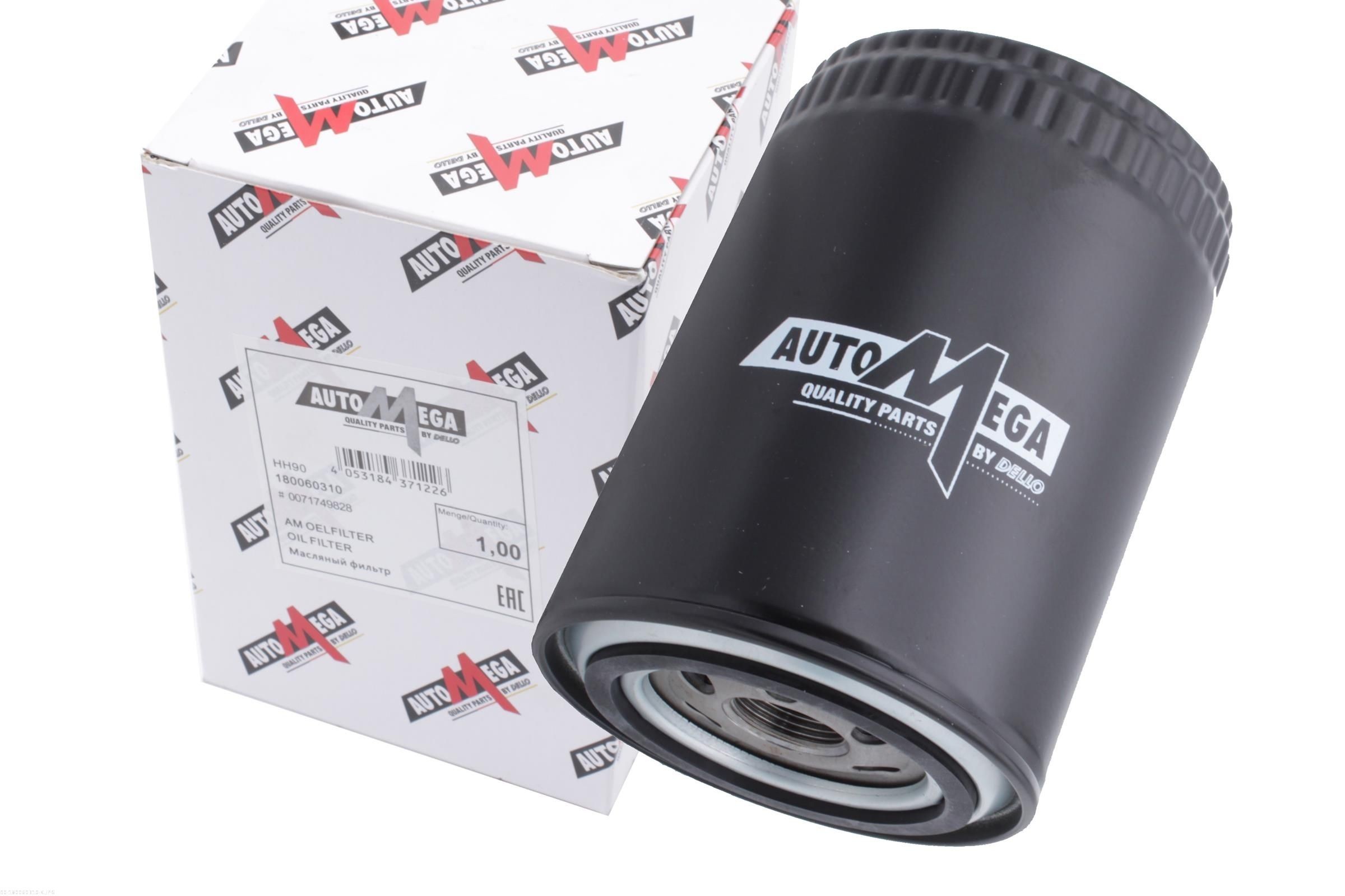 AUTOMEGA Filtro olio 180060310 180060310 costo Filtro olio TOYOTA STARLET AUTOMEGA