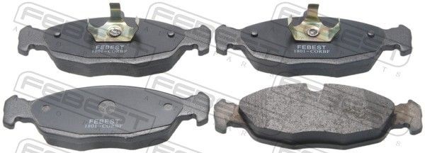 FEBEST Τακάκια φρένων 1801-CORBF 1801-CORBF Σετ τακάκια CHEVROLET CAPTIVA FEBEST