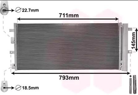 VAN WEZEL Condenseur, climatisation 18015701 VAN WEZEL 18015701 Condenseur Ford USA Mustang Coupe pas cher