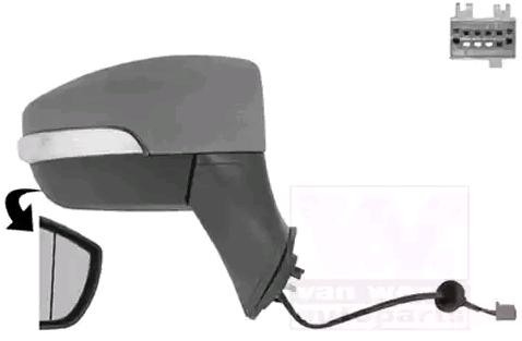 Välipeegel VAN WEZEL 1803806 VAN WEZEL 1803806 Küljepeegel parem ja vasak Ford ECOSPORT 2013