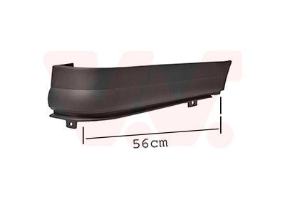 VAN WEZEL Aizmugurējais bamperis 1898532 cena Buferis GAZ 1898532 VAN WEZEL