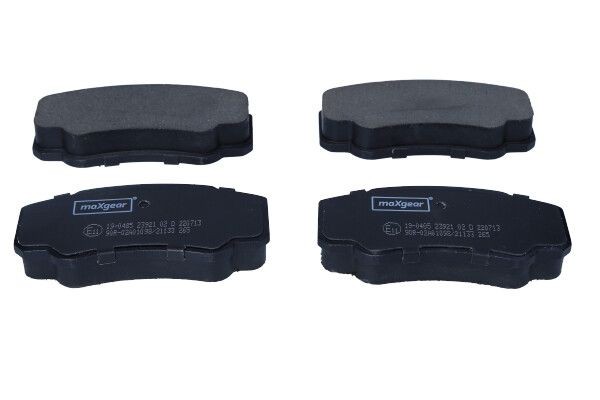 MAXGEAR Kit pastiglie freni 19-0485 19-0485 costo Pastiglie dei freni PEUGEOT 308 MAXGEAR